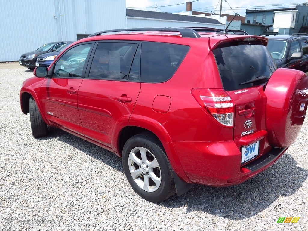 2011 RAV4 V6 Limited 4WD - Barcelona Red Metallic / Ash photo #7