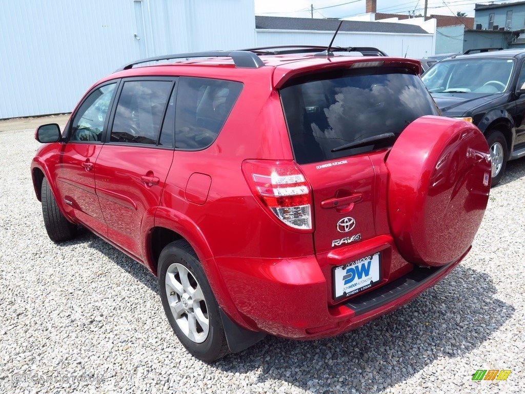 2011 RAV4 V6 Limited 4WD - Barcelona Red Metallic / Ash photo #8