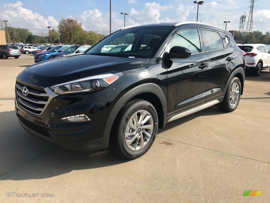 2017 Tucson SE AWD - Black Noir Pearl / Black photo #1