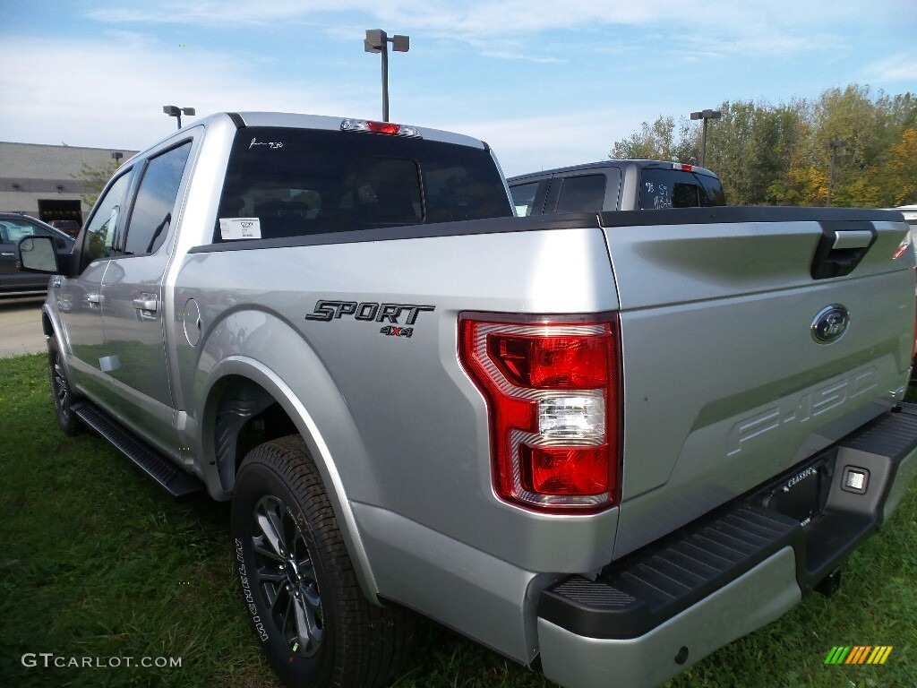 2018 F150 XLT SuperCrew 4x4 - Ingot Silver / Black photo #3