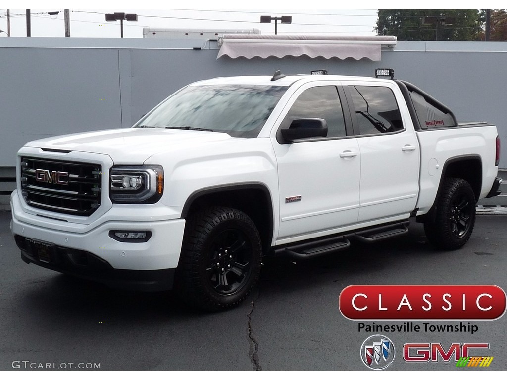 2016 Sierra 1500 SLT Crew Cab 4WD - Summit White / Jet Black photo #1