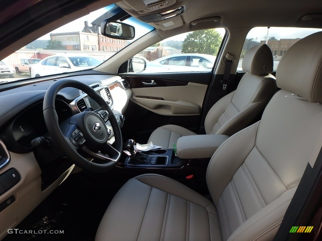 Stone Beige Interior 2018 Kia Sorento EX V6 AWD Photo #123212572