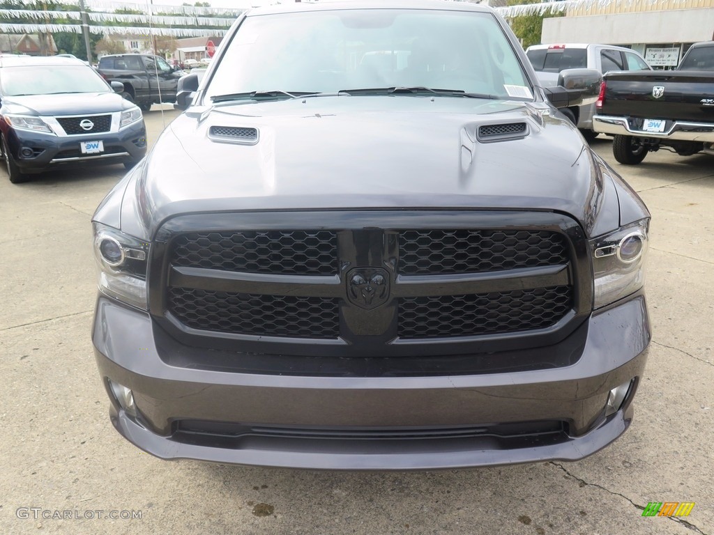 2018 1500 Night Crew Cab 4x4 - Granite Crystal Metallic / Black photo #3