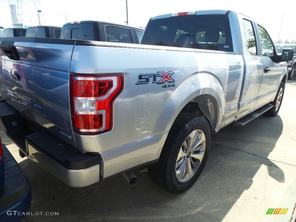 2018 F150 STX SuperCab 4x4 - Ingot Silver / Earth Gray photo #3