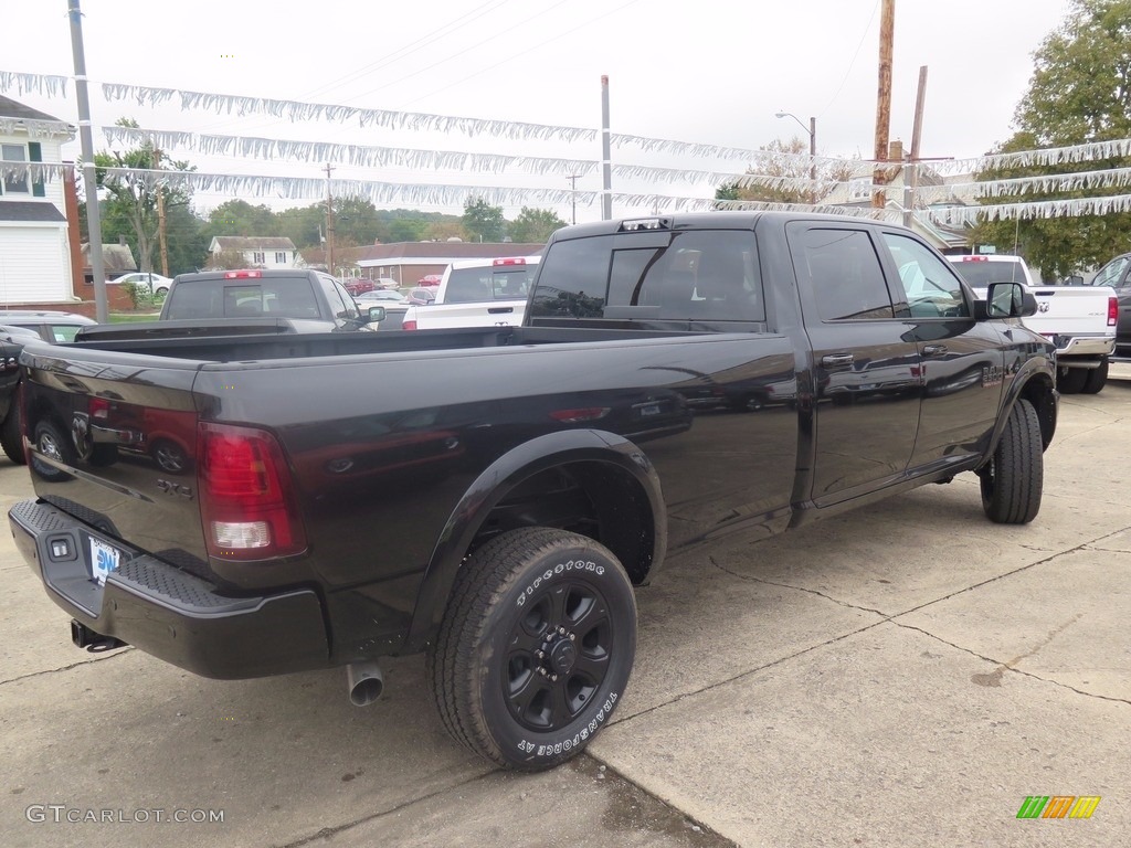 2017 2500 Laramie Crew Cab 4x4 - Brilliant Black Crystal Pearl / Black photo #7