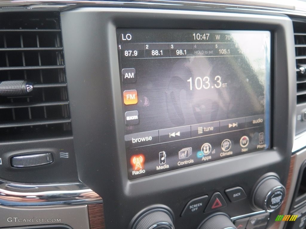 2017 Ram 2500 Laramie Crew Cab 4x4 Controls Photo #123214186