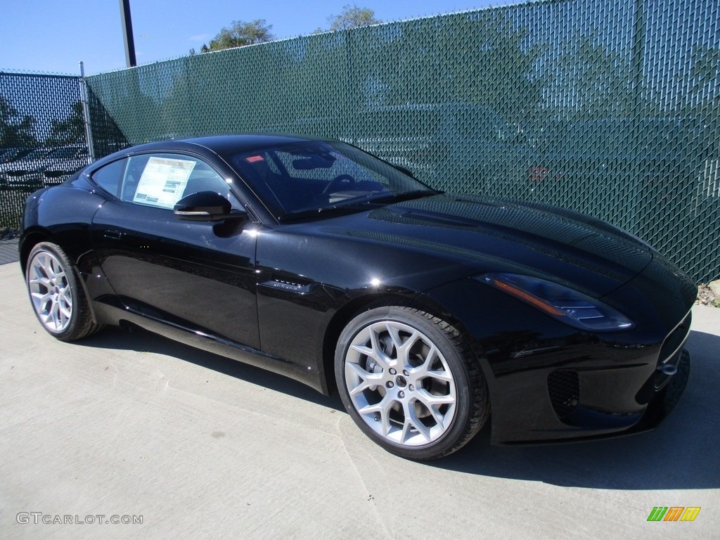 2018 F-Type Coupe - Narvik Black / Ebony photo #1