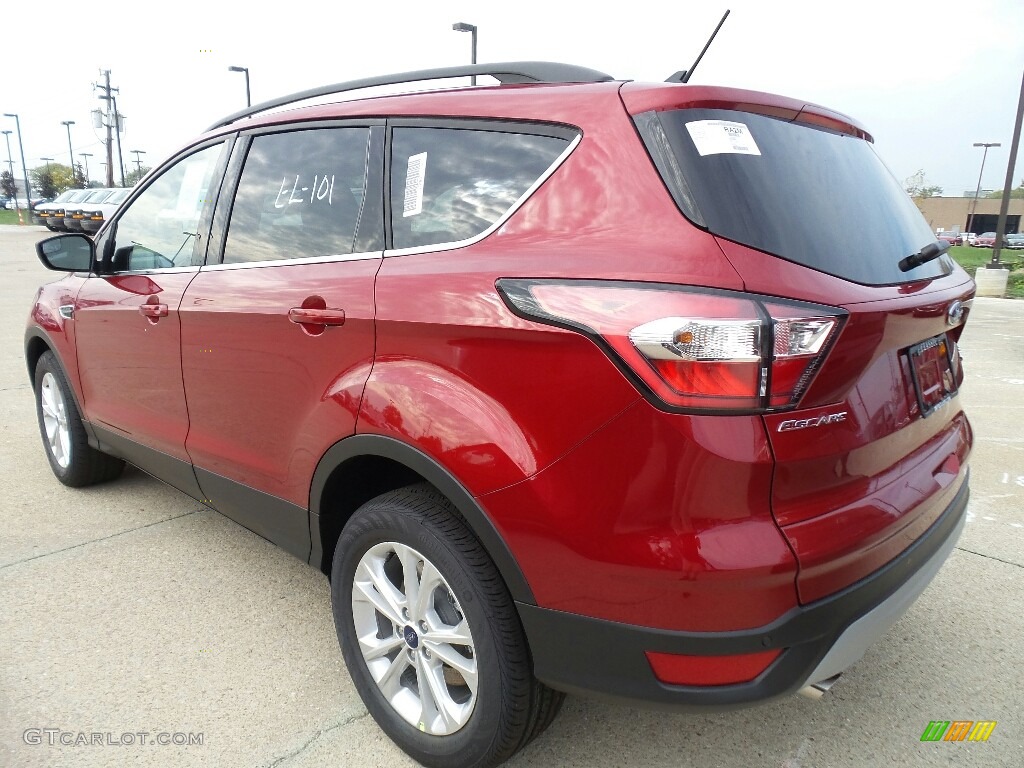 2018 Escape SEL 4WD - Ruby Red / Medium Light Stone photo #4