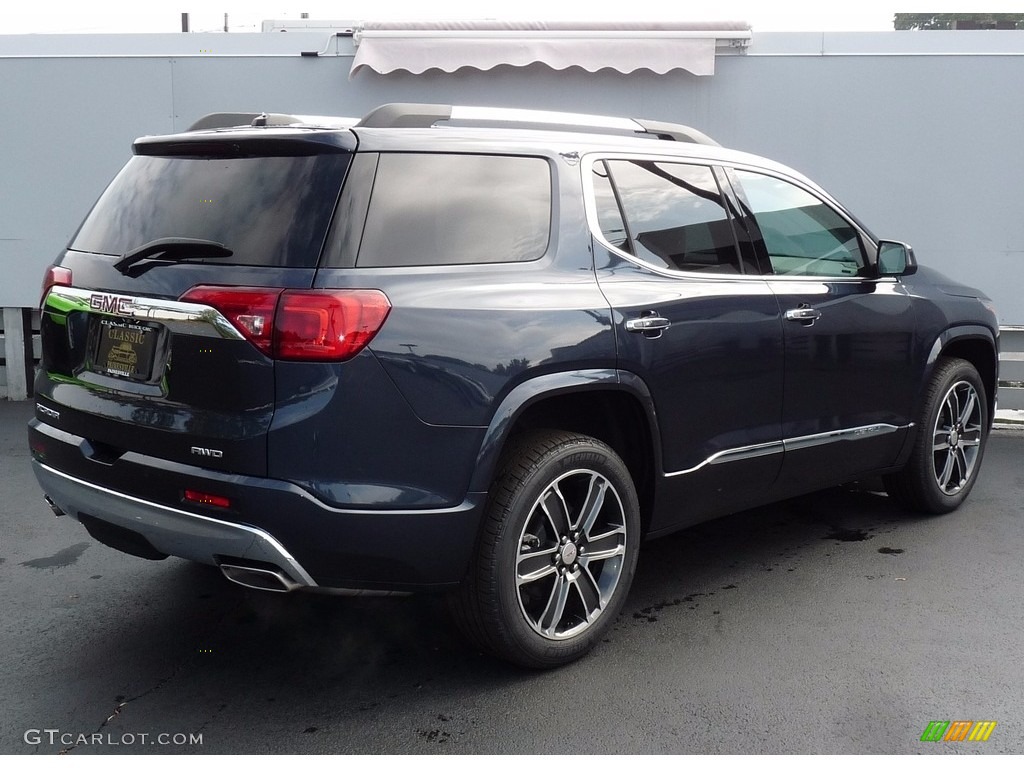 2018 Acadia Denali AWD - Blue Steel Metallic / Cocoa/Shale photo #2