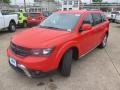 2017 Blood Orange Dodge Journey Crossroad  photo #4