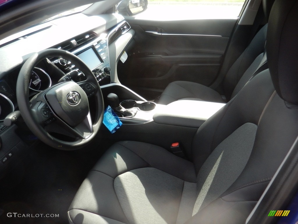 2018 Camry LE - Blue Crush Metallic / Black photo #3