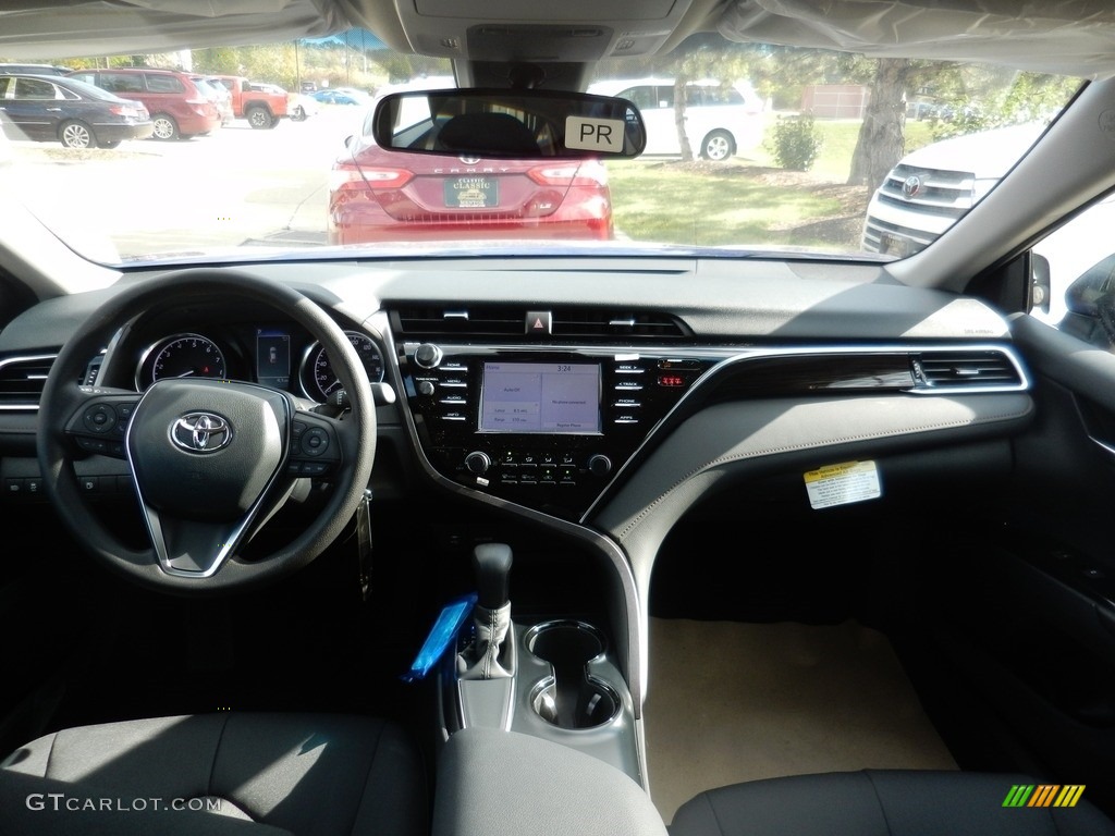 2018 Camry LE - Blue Crush Metallic / Black photo #5