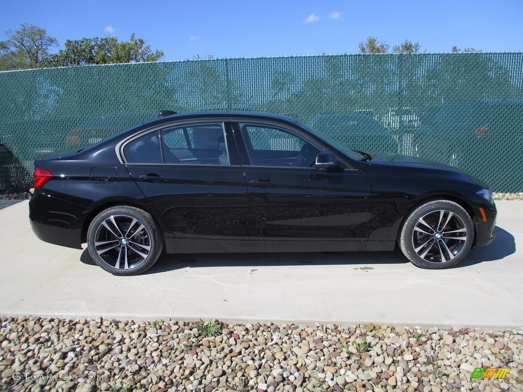 2018 3 Series 330i xDrive Sedan - Jet Black / Black photo #2