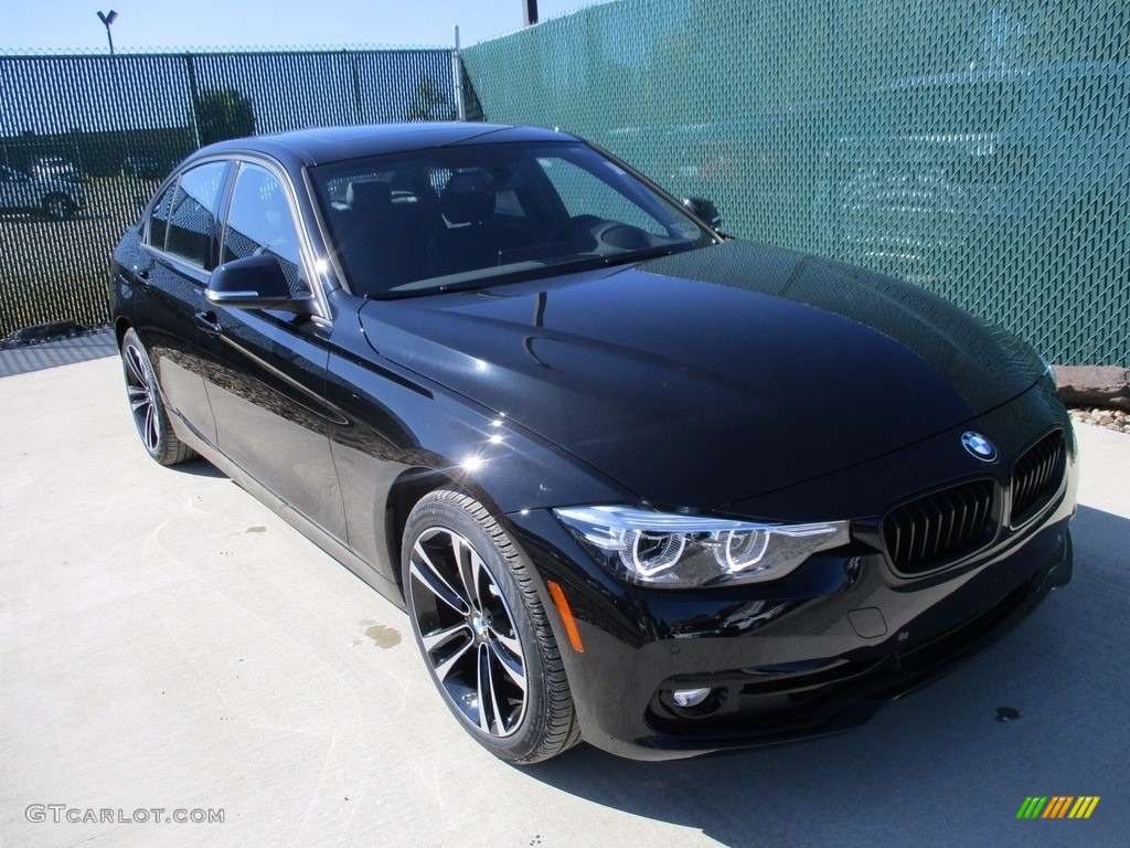 2018 3 Series 330i xDrive Sedan - Jet Black / Black photo #6