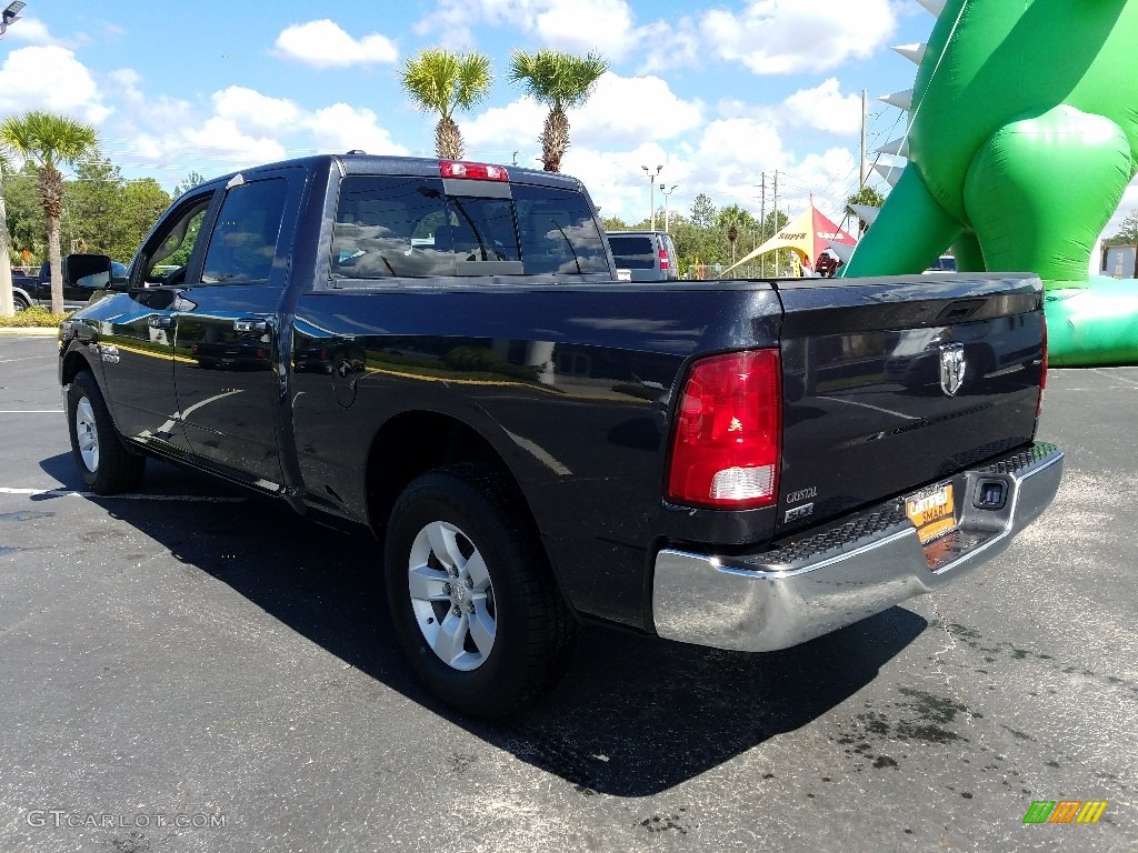 2017 1500 SLT Crew Cab 4x4 - Maximum Steel Metallic / Black/Diesel Gray photo #3