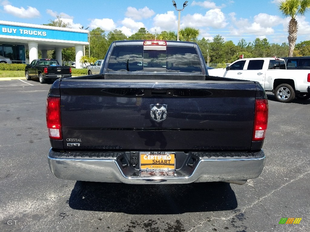 2017 1500 SLT Crew Cab 4x4 - Maximum Steel Metallic / Black/Diesel Gray photo #4