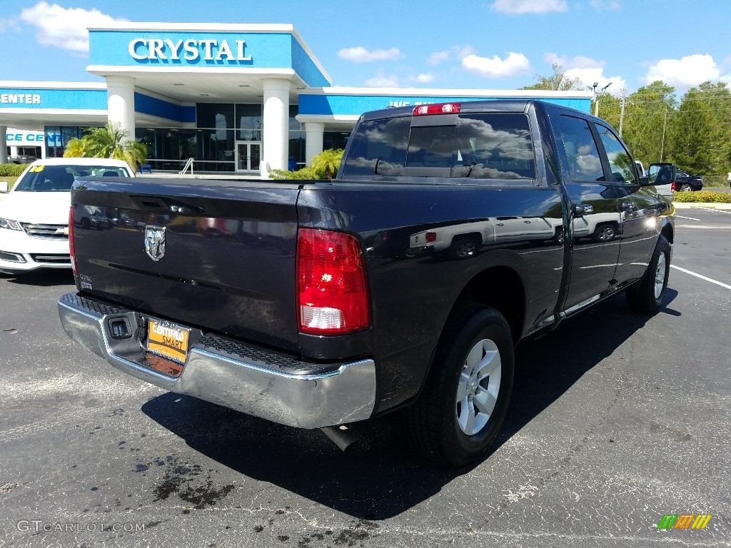 2017 1500 SLT Crew Cab 4x4 - Maximum Steel Metallic / Black/Diesel Gray photo #5
