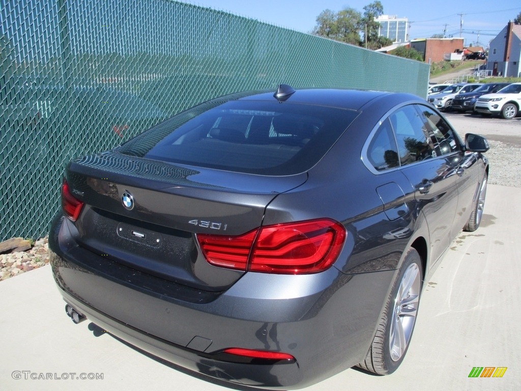 2018 4 Series 430i xDrive Gran Coupe - Mineral Grey Metallic / Black photo #3