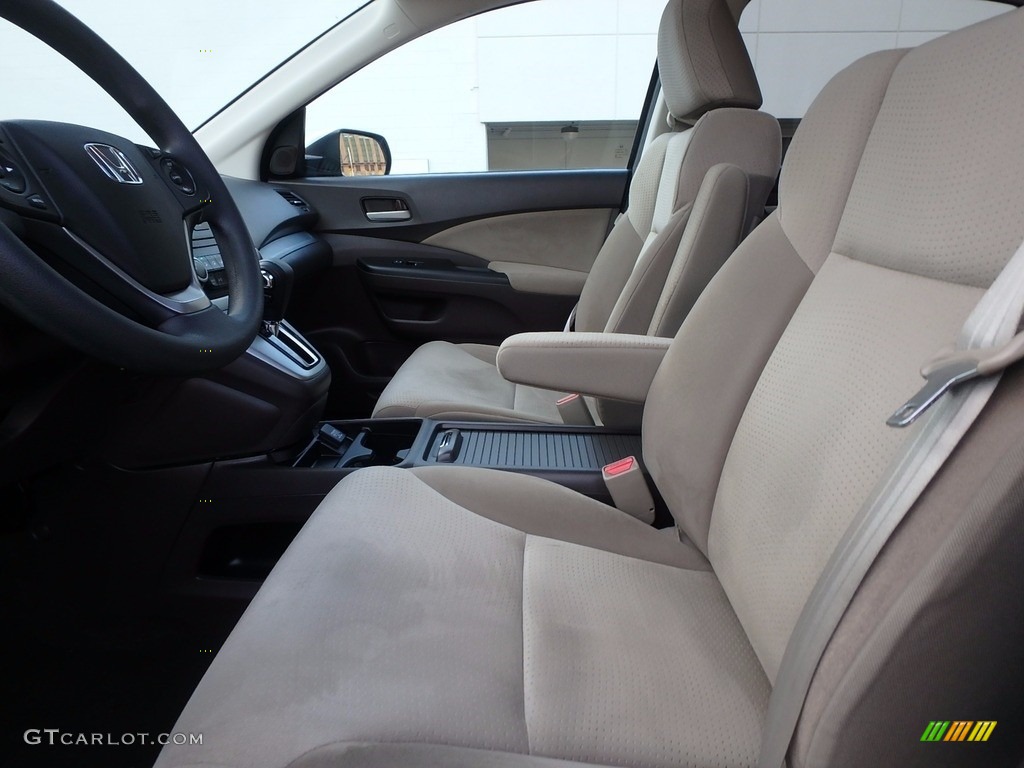 2014 CR-V EX AWD - White Diamond Pearl / Beige photo #6