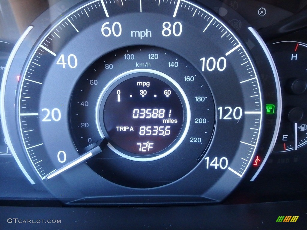 2014 CR-V EX AWD - White Diamond Pearl / Beige photo #10