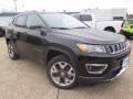 Diamond Black Crystal Pearl 2018 Jeep Compass Limited 4x4