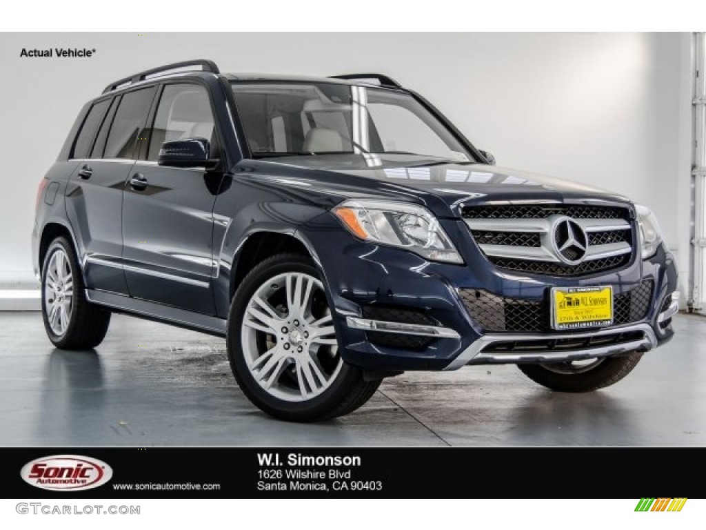 2015 GLK 350 - Lunar Blue Metallic / Sahara Beige/Mocha photo #1