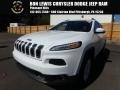 2018 Bright White Jeep Cherokee Latitude Plus 4x4  photo #1