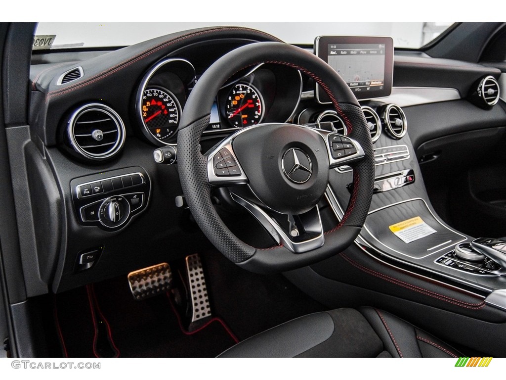 2018 Mercedes-Benz GLC AMG 43 4Matic Black Dashboard Photo #123220918
