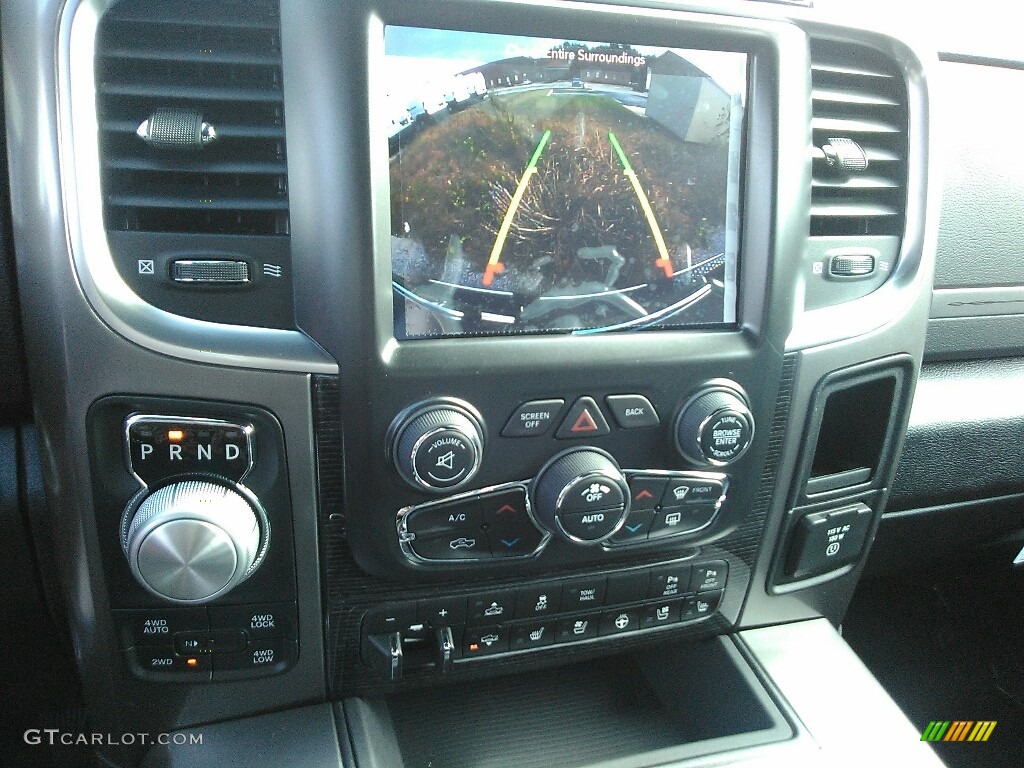 2018 1500 Laramie Longhorn Crew Cab 4x4 - Brilliant Black Crystal Pearl / Black photo #12