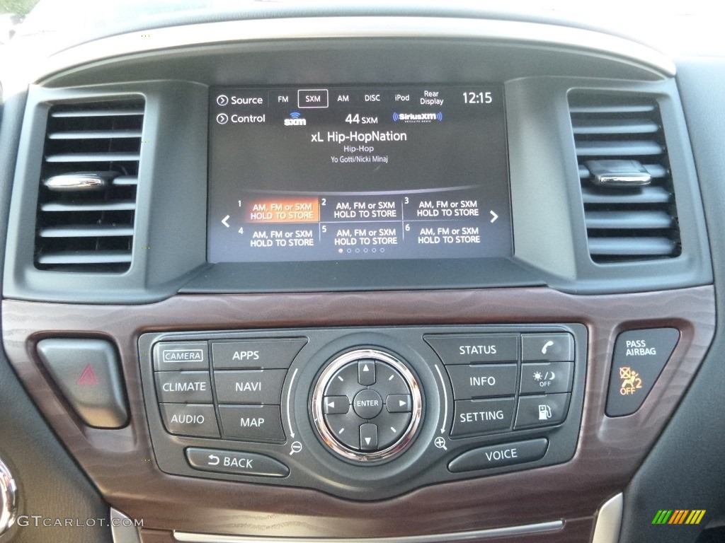 2018 Nissan Pathfinder Platinum 4x4 Controls Photo #123221677