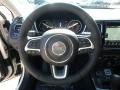 Black 2018 Jeep Compass Limited 4x4 Steering Wheel