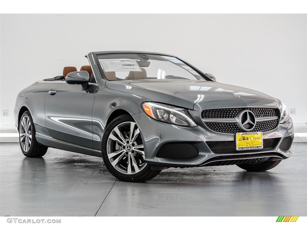 Selenite Grey Metallic 2018 Mercedes-Benz C 300 Cabriolet Exterior Photo #123221985