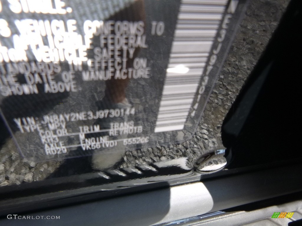 2018 Armada Color Code KH3 for Super Black Photo #123222472