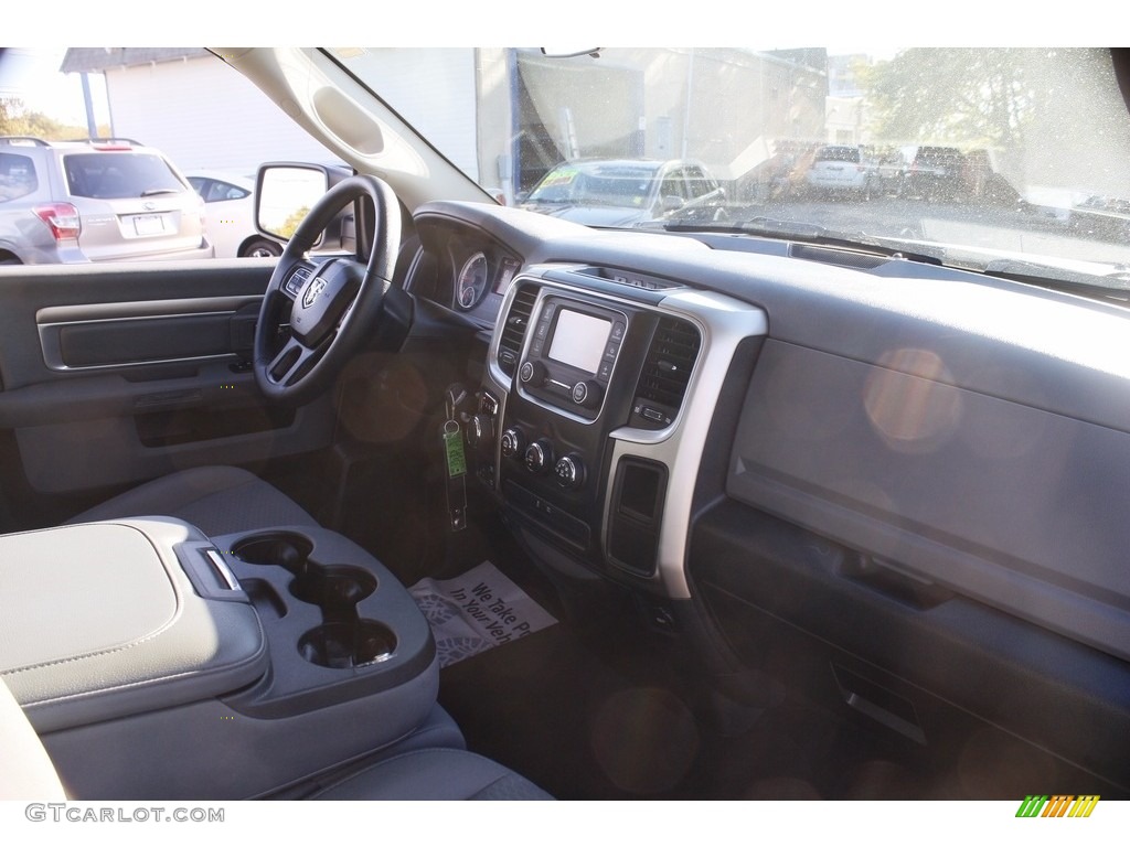 2017 1500 SLT Quad Cab 4x4 - Bright Silver Metallic / Black/Diesel Gray photo #9