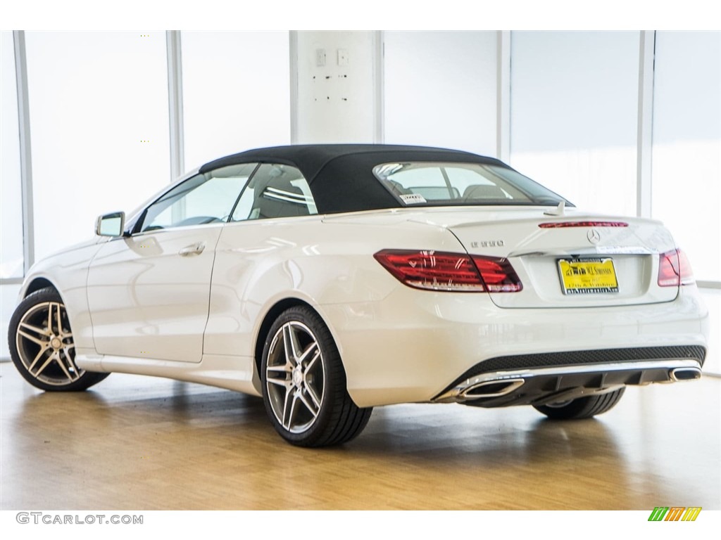 2016 E 550 Cabriolet - Polar White / Crystal Grey/Black photo #3