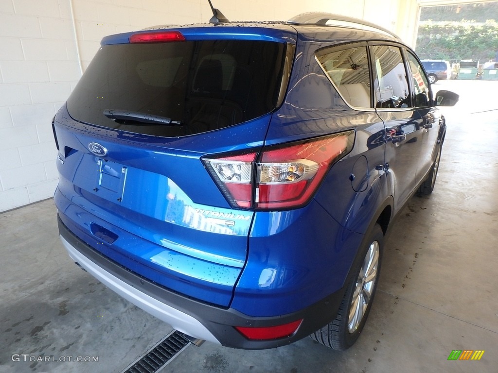 2018 Escape Titanium 4WD - Lightning Blue / Charcoal Black photo #2