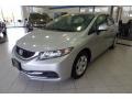 2014 Alabaster Silver Metallic Honda Civic LX Sedan  photo #1