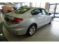 2014 Alabaster Silver Metallic Honda Civic LX Sedan  photo #3