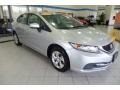2014 Alabaster Silver Metallic Honda Civic LX Sedan  photo #4