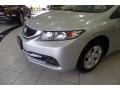 2014 Alabaster Silver Metallic Honda Civic LX Sedan  photo #5
