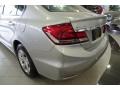 2014 Alabaster Silver Metallic Honda Civic LX Sedan  photo #7