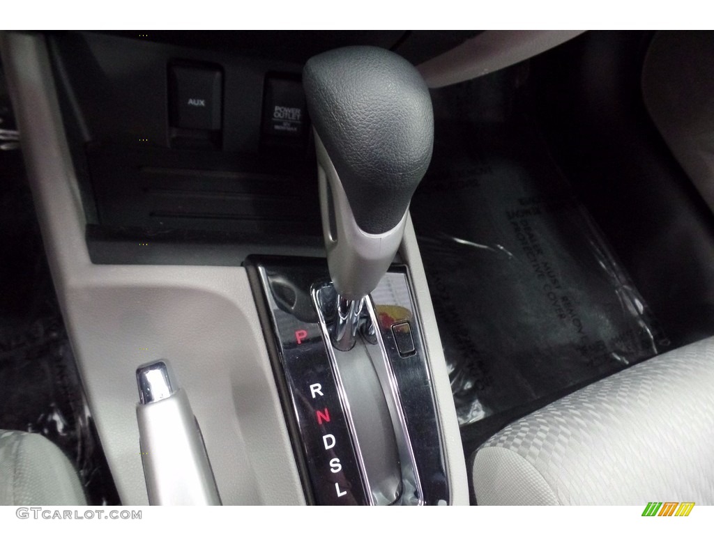 2014 Civic LX Sedan - Alabaster Silver Metallic / Gray photo #24