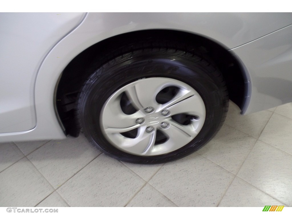 2014 Civic LX Sedan - Alabaster Silver Metallic / Gray photo #29
