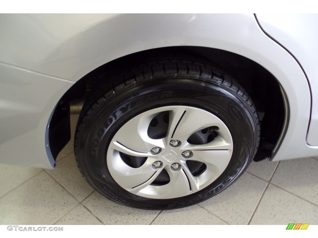 2014 Civic LX Sedan - Alabaster Silver Metallic / Gray photo #30