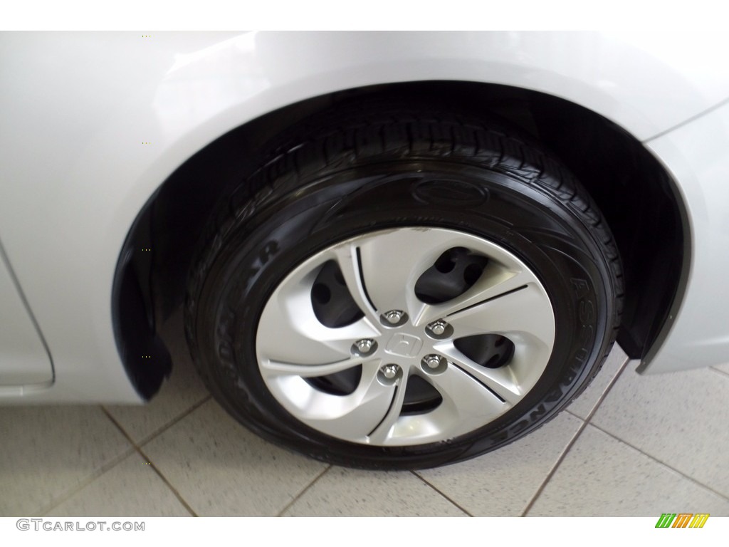 2014 Civic LX Sedan - Alabaster Silver Metallic / Gray photo #31