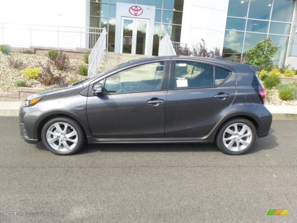 2018 Prius c Four - Magnetic Gray Metallic / Black photo #6