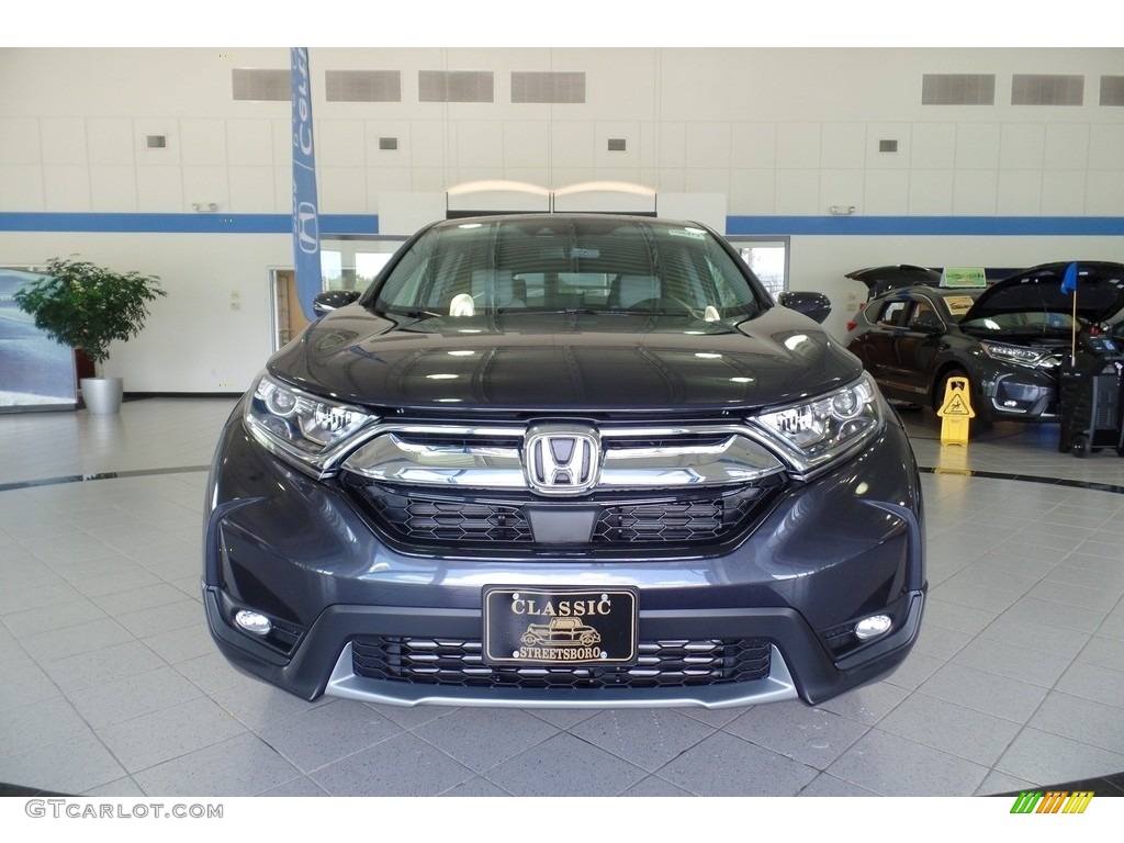 2017 CR-V EX-L AWD - Gunmetal Metallic / Gray photo #3