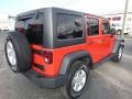 2016 Firecracker Red Jeep Wrangler Unlimited Sport 4x4  photo #5