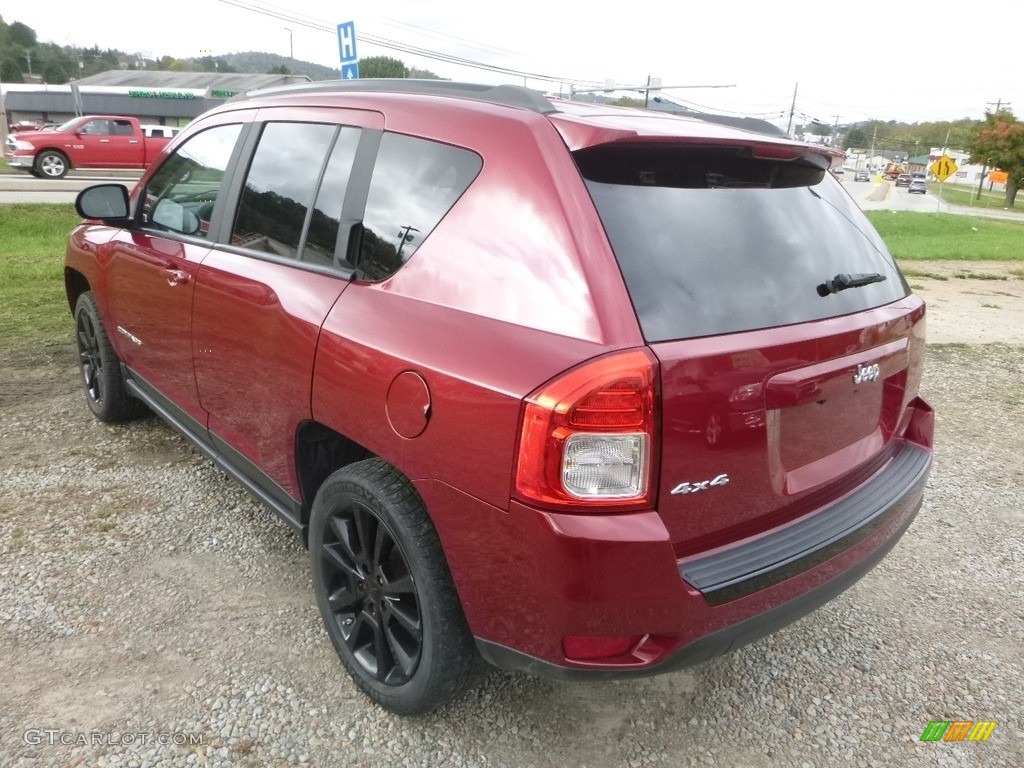 2012 Compass Latitude 4x4 - Deep Cherry Red Crystal Pearl / Dark Slate Gray/Light Pebble Beige photo #3