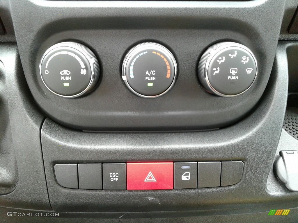 2018 Ram ProMaster 1500 Low Roof Cargo Van Controls Photo #123232672